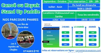Location canoe kayak paddle 