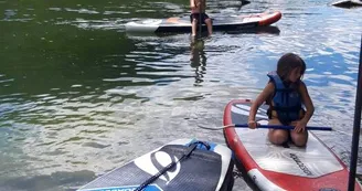 Paddle avec la petite Mer