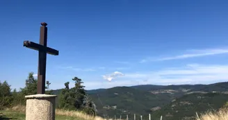 Point de vue - " La chaîne des Alpes et le Mezenc"