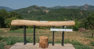 Belvédère sonore du verger conservatoire des châtaigniers de l'Ardèche