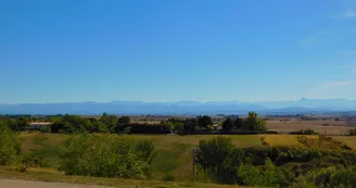 Vue pyrénées 1 Esperce 143°17'45.8N 1°24'06.6E