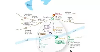 plan d'accès camping fontpédrouse plan d'accès camping fontpédrouse