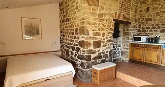Coin chambre et cuisine Coin chambre et cuisine