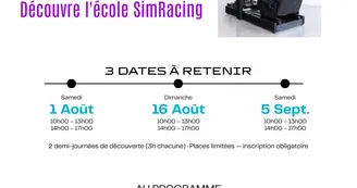 Affiche porte ouverte Ecole simracing bouvet academy Affiche porte ouverte Ecole simracing bouvet academy