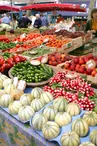 Marché des produceurs locaux à Lagorce