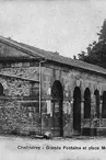 Carte postale de l'ancienne fontaine de Chalindrey