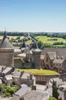 Panorama sur le château de Sillé-le-Guillaume